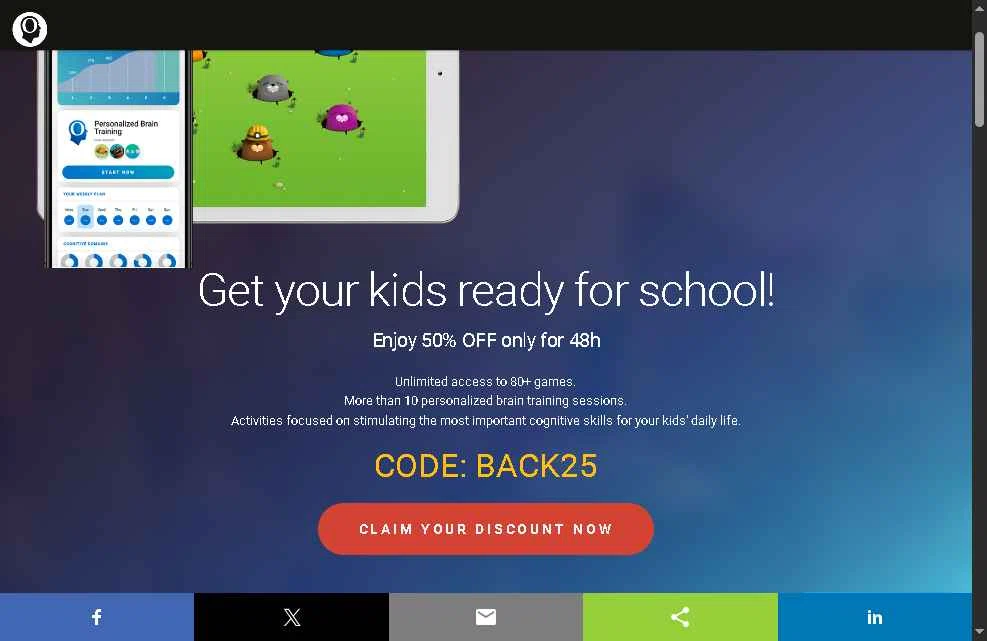 CogniFit checkout page showing CogniFit promo code box | Screenshot taken by SimplyCodes community member on Dec 25, 2025