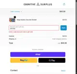 Cognitive Surplus coupon verification screenshot
