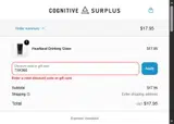 Cognitive Surplus coupon verification screenshot