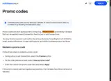 PROMOCODE1 coupon verification screenshot