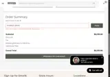 FURNITURE15 coupon verification screenshot