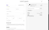Cole & Gwen coupon verification screenshot