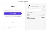 Cole & Gwen coupon verification screenshot