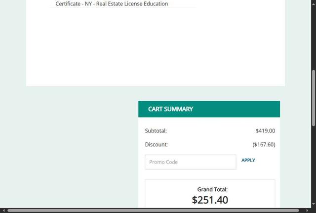 Colibri Real Estate checkout page showing Colibri Real Estate promo code box | Screenshot taken by SimplyCodes community member on Sep 6, 2025