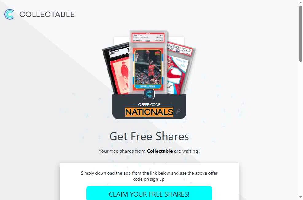 Collectable checkout page showing Collectable promo code box | Screenshot taken by SimplyCodes community member on May 16, 2025