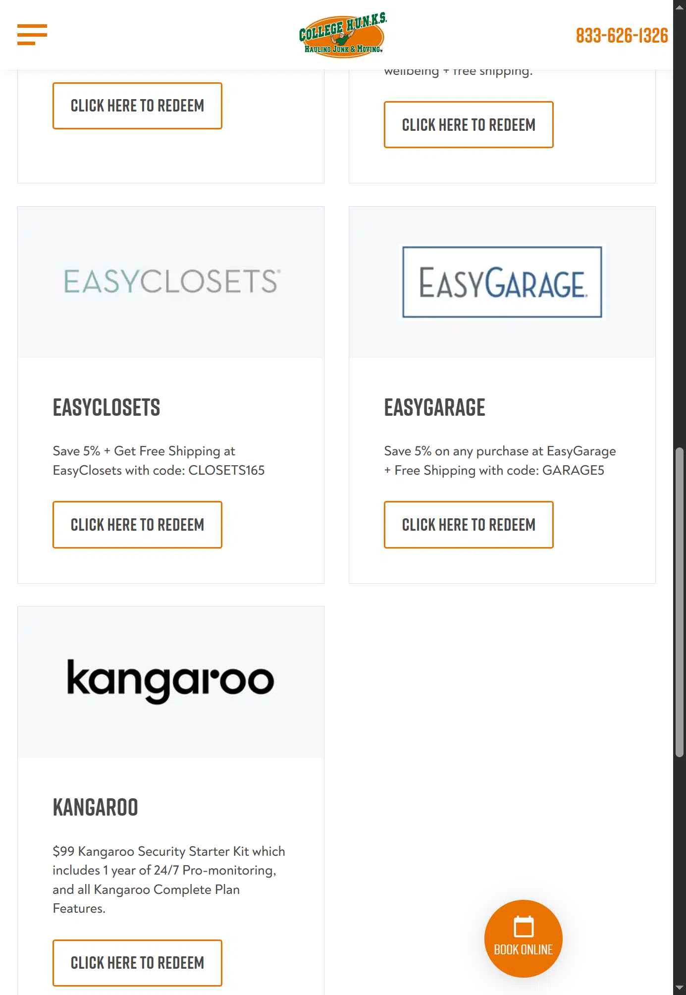 College HUNKS checkout page showing College HUNKS promo code box | Screenshot taken by SimplyCodes community member on Sep 3, 2025
