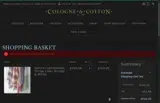 Cologne & Cotton coupon verification screenshot