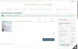 Cologne & Cotton coupon verification screenshot