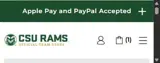 Colorado State Rams coupon verification screenshot