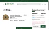 Colorado State Rams coupon verification screenshot