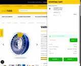 ColorFabb coupon verification screenshot