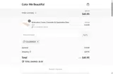 COLORME30 coupon verification screenshot
