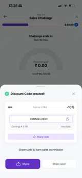 CRMNSELU1001 coupon verification screenshot