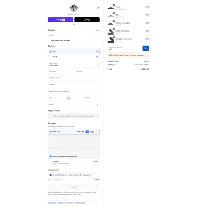Comfort One Shoes checkout page showing Comfort One Shoes coupon code box | Screenshot taken by SimplyCodes community member on Aug 22, 2025