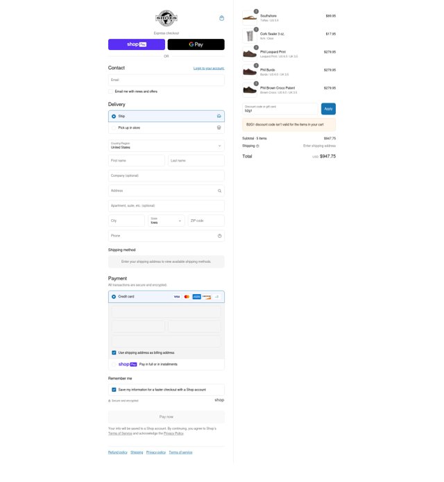Comfort One Shoes checkout page showing Comfort One Shoes coupon code box | Screenshot taken by SimplyCodes community member on Jul 27, 2025