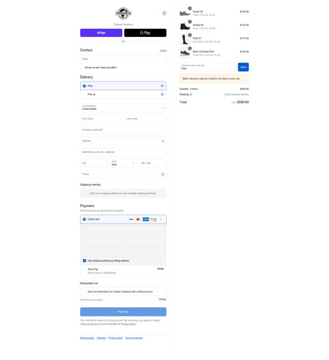 Comfort One Shoes checkout page showing Comfort One Shoes coupon code box | Screenshot taken by SimplyCodes community member on Sep 8, 2025
