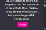 ENCORE coupon verification screenshot