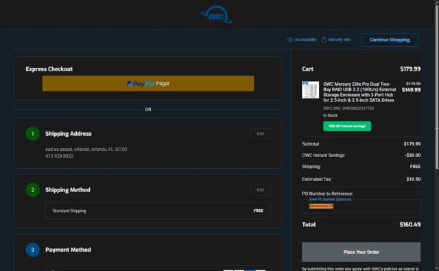 MacSales.com checkout page showing MacSales.com promo code box | Screenshot taken by SimplyCodes community member on Apr 19, 2025