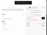 Concord & 9th coupon verification screenshot