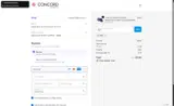 CONCORD AEROSPACE coupon verification screenshot