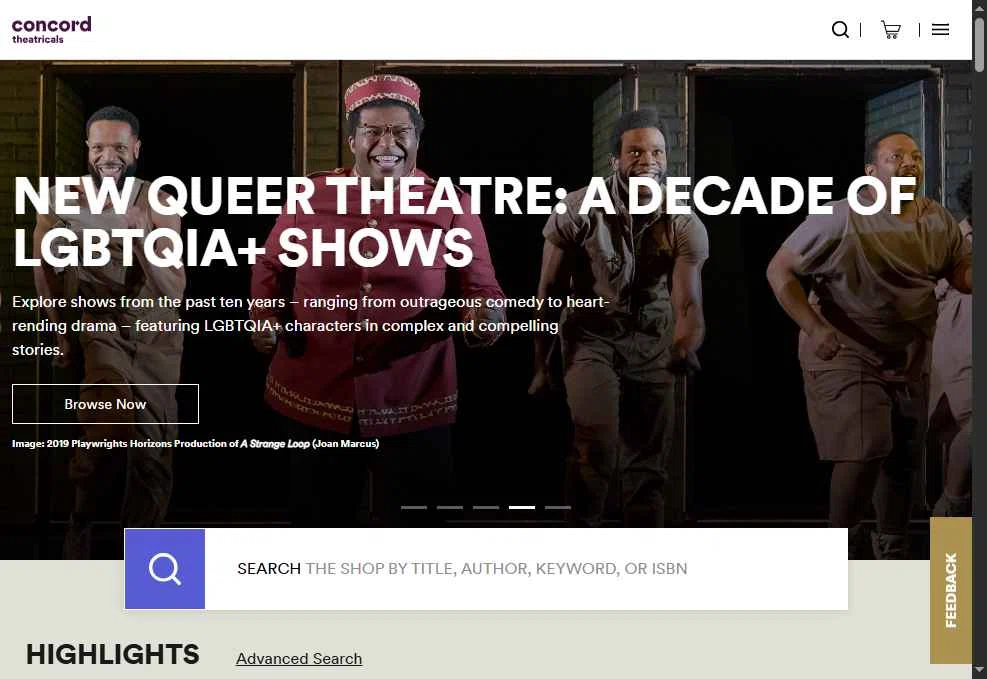 Concord Theatricals checkout page showing Concord Theatricals promo code box | Screenshot taken by SimplyCodes community member on Dec 8, 2025