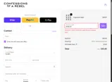 REBEL20 coupon verification screenshot