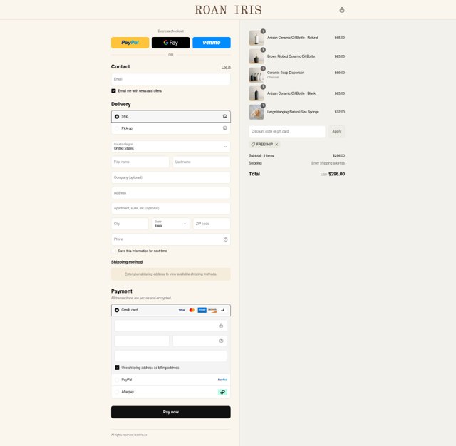 Connected Goods checkout page showing Connected Goods promo code box | Screenshot taken by SimplyCodes community member on Aug 17, 2025
