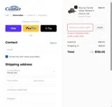 BF20 coupon verification screenshot