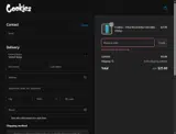 welcome coupon verification screenshot