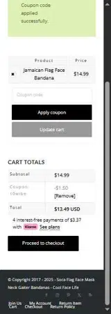 10WIBE coupon verification screenshot