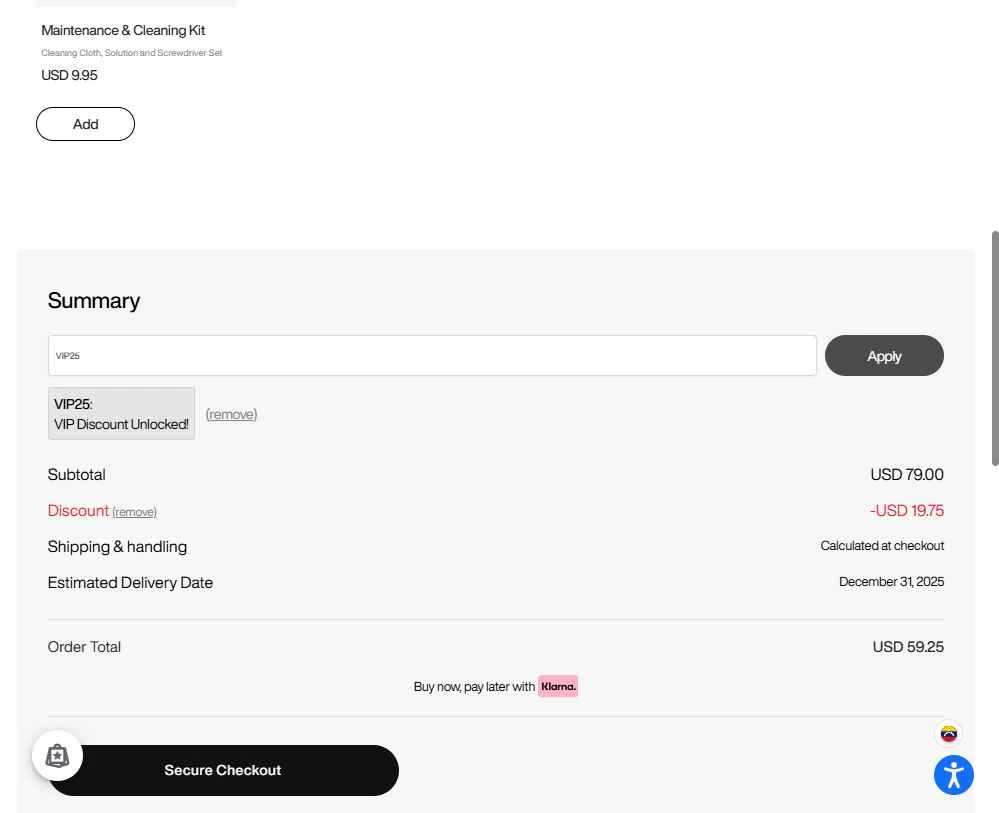 CoolFrames.com checkout page showing CoolFrames.com discount code box | Screenshot taken by SimplyCodes community member on Dec 29, 2025