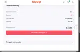 COOP10 coupon verification screenshot