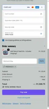 FREERANCH coupon verification screenshot