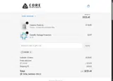 Core Nutritionals coupon verification screenshot
