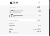 Core Nutritionals coupon verification screenshot