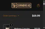 Cornbread coupon verification screenshot