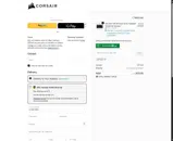 Corsair coupon verification screenshot