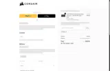 Corsair coupon verification screenshot
