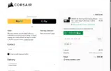 Corsair coupon verification screenshot
