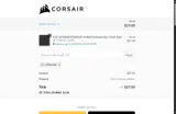 Corsair coupon verification screenshot