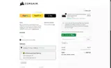 Corsair coupon verification screenshot