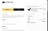 Corsair coupon verification screenshot