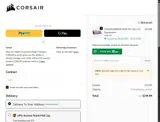 Corsair coupon verification screenshot