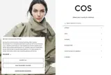 COS coupon verification screenshot