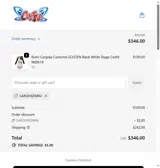 SAROHSENPAI coupon verification screenshot