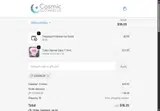 COSMIC20 coupon verification screenshot