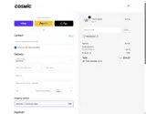 Cosmic Clothing coupon verification screenshot