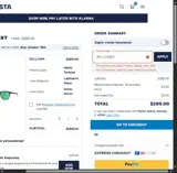 WELCOME5 coupon verification screenshot