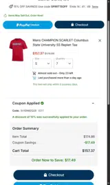 5V1GN6ZQ28 coupon verification screenshot