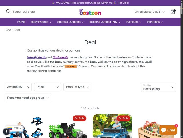 Costzon checkout page showing Costzon discount code box | Screenshot taken by SimplyCodes community member on Aug 31, 2025